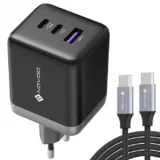 NOVOO 100W USB C Ladegerät GaN Ⅲ 3-Port USB C Netzteil für 25,29 € inkl. Versand
