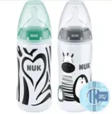 NUK First Choice+ Babyflasche im Set  (Türkis und Grau), 300 ml (2 Stück) für 6,94 (Prime)