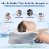 FAIORD Ergonomisches Kopfkissen (für Seitenschläfer, Rücken und Bauchschläfer)