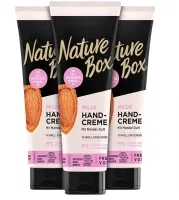 Nature Box Milde Handcreme mit Mandel-Duft, 3er Pack(3 x 75 g)