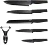 Navaris Messer Set 6-teilig inkl. Schäler (5X Edelstahl Küchenmesser und 1x Keramik Gemüseschäler) für 7,89 € inkl. Prime-Versand (statt 15,80 €)