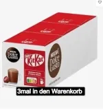 Nescafé Dolce Gusto Kit Kat Kakaokapseln 3Er Pack 9 X 16 Kapseln Für 15,96 € Inkl. Versand (Statt 60,00 €)