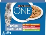 Nestlé Purina One Spezialfutter für kastrierte Katzen 10 Pakete 8er Pack (10 Pakete 6,8 Kilogramm)
