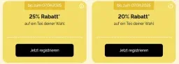 Takko Staffelrabatt: DEINE COUPONS SIND DA! 1x 25% , 2x 20% und 1x 15% Rabatt auf ein Teil deiner Wahl