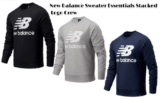 New Balance Sweater Essentials Stacked Logo Crew (3 Farbe, Gr. S bis L) für 19,99 € inkl. Versand