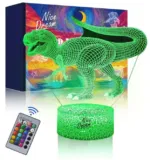 Nice Dream Dino Nachtlicht für Kinder, 3D Illusion Lampe Kinderzimmer LED Licht für 6,99 € inkl. Prime-Versand (statt 13,99 €)