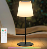 Nicebuy Solar Tischlampe,Kabellos Dimmbar Rgb 8 Farben (Usb Aufladbar + Fernbedienung) Für 12,99 € Inkl. Prime-Versand (Statt 25,00 €)