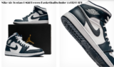 Nike Air Jordan 1 Mid Herren Basketballschuhe 554724-174 (Gr. 40 bis 44,5) für 97,47 € inkl. Versand