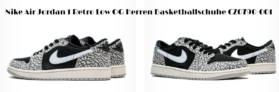 Nike Air Jordan 1 Retro Low OG Herren Basketballschuhe CZ0790-001 (Gr. 40 bis 47,5) für 124,95 € inkl. Versand