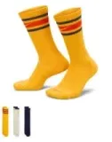 6x3er-Pack Nike Training  Everyday Plus Socken (Gr. 34 bis 38 Gelb Weiß und Marine mit Retro-Logo) für 44,10 € inkl. Versand (statt 88,97 €)