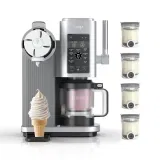 Ninja CREAMi Scoop & Swirl Softeis- und Eismaschine Family Pack NC701EU2CUP