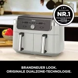 Ninja DualZone XL-Heißluftfritteuse mit 9,5 l Fassungsvermögen und 2 Schubladen DZ901EUWH