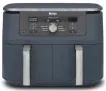 Ninja MAX 6-in-1 Dual Zone Heißluftfritteuse 9,5 L – Cyber Space DZ400EUCYD + Gratis-Schürze und Silikon-Zange