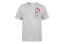 Nintendo Super Mario Toad Pocket Herren T-Shirt – Hellgrau (Gr. S bis XXL) für 13,98 € inkl. Versand statt 24,98 €