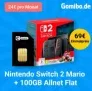Nintendo Switch 2 (69€) + congstar (Telekom) Allnet und SMS-Flat mit 100 GB 5G/LTE für 24€ mtl. + 10€ Wechselbonus!