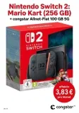 Gomibo: Nintendo Switch 2: Mario Kart (256 GB) + congstar Allnet-Flat 100 GB 5G für 24,00 € / Monat + 4,95 € einmalig