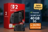 Gomibo: Nintendo Switch 2 Inkl. Mario Kart + Freenet Allnet-Flat 40 Gb 5G Für 34,99 € / Monat + 44,94 € Einmalig