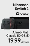 Starmobile: Nintendo Switch 2 + Otelo Allnet-Flat Classic 50 Gb 5G Für 19,99 € / Monat + 199,89 € Einmalig