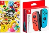 Nintendo Switch Joy-Con 2er-Set rot / blau + Mario Party Jamboree Nintendo-Controller für 89,99 € inkl. Versand