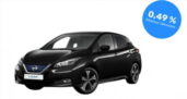 Nissan Leaf mit 150 PS ab 99,00 € / Monat + 684,50 € einmalig – LF 0,27 (Privatleasing)