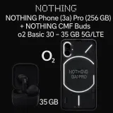 Sparhandy: Nothing Phone 3A Pro (256 Gb) + Nothing Cmf Buds + O2 Basic 30 – 35 Gb 5G/ Lte Für 19,99 € / Monat + 56,93 € Einmalig