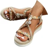 Preisfehler: 2x Nuqqichongtian Damen Sandalen mit Strass