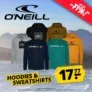 O’NEILL Rutile Hoodie Fleece Herren Kapuzen Sweatshirt (diverse Modelle, Gr. S bis XL) für 22,72 € inkl. Versand