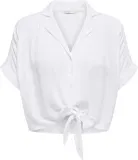 ONLY Damen Bluse verkürzt Halbarm 15281497 ab 12,33 € inkl. Prime-Versand (statt 22,54 €)