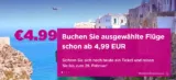Wizz Air: One Way Flüge für 4,99 € (Nur heute Buchbar)