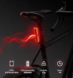 OnMeto Fahrrad Rücklicht Mit Bremsblinkfunktion StVZO zugelassenen für 9,99 € inkl. Prime-Versand (statt 39,99 €)