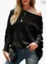 Onfettic Damen Pullover Rundhals Lose für 9,99 € inkl. Prime-Versand (statt 19,99 €)