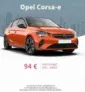 Opel Corsa e Edition 5d 100kW mit 136 PS ab 94,00 € / Monat + 1.011,50 € einmalig – LF 0,31 (Privatleasing)