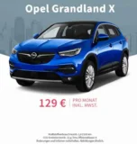 Opel Grandland X Plug-in-Hybrid mit 226 PS für 129,00 €/Monat + 1.011,50 € einmalig – LF 0,29 (Privatleasing)