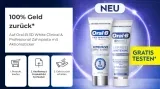 Oral-B 3D White Clinical & Professional Zahnpasta 🪥 gratis testen dank Cashback