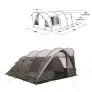 Outwell 6 Personen Tunnelzelt Lawndale 6 Familienzelt für 450,49 € inkl. Versand