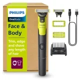 Philips OneBlade 360 mit Konnektivität Face+Body Elektrischer Bartschneider mit APP (Modell QP4631/30)