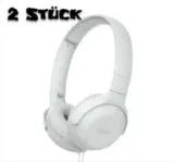2 mal PHILIPS UH201, On-ear Kopfhörer Weiß
