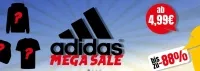 Picksport: Adidas Mega Sale mit Produkten ab 4,99 €  zzgl. Versand