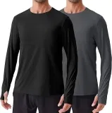 PINSPARK Herren Rashguard LSF UPF 50+ 2 Stück (3 Farbkombinationen, Gr. S bis 3XL) für 17,99 € inkl. Prime-Versand (statt 29,99 €)