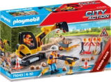 PLAYMOBIL City Action (71045) Straßenbau inkl. Bagger und Absperrung für 15,99 € inkl. Prime-Versand (statt 19,92 €)