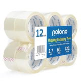 POLONO Paketklebeband 12er Pack (48mm×60m) für 12,79 € inkl. Prime-Versand