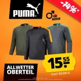 PUMA FTBLnxt Jacket Herren Allwetter Oberteil (3 Farben, Gr. S bis XL) für 20,50 € inkl. Versand