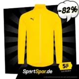 PUMA LIGA Sideline Kinder Trainingsjacke in Gelb (Gr. 116 bis 164) für 5,55 € zzgl. 3,95 € Versand