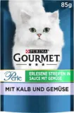 PURINA GOURMET Perle Erlesene Streifen mit Kalb und Gemüse 26er Pack (26 x 85g) ab 8,19 € inkl. Prime-Versand