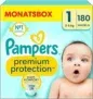 Pampers Premium Protection Baby 180 Windeln Größe 1 ab 23,25 € inkl. Prime-Versand