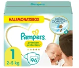 Pampers Baby Windeln Größe 1 (2-5kg) Premium Protection, Newborn, 96 Stück ab 11,03 € inkl. Versand (statt 18,00 €)