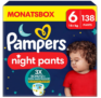 Pampers Night Windeln Pants Größe 6 (15+kg) Baby-Dry 138 Höschenwindeln ab 45,35 € inkl. Prime Versand (statt 61,50 €)