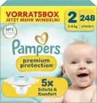 Pampers Premium Protection Größe 2 (4kg – 248 Windeln)