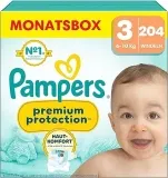 Pampers Premium Protection Größe 3 (6kg – 204 Windeln) ab 38,20 € inkl. Prime-Versand (statt 55,00 €)