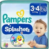 96 Pampers Splasher Schwimmhose Carry Pack Größe 3-4 mit 96 Windeln (8×12) ab 6,95 € inkl. Prime-Versand